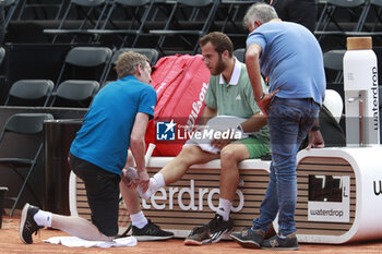 2024-05-22 - Hugo GASTON (FRA) during the Open Parc Auvergne-Rhone-Alpes Lyon 2024, ATP 250 Tennis tournament on May 22, 2024 at Parc de la Tete d'Or in Lyon, France - TENNIS - OPEN PARC LYON 2024 - INTERNATIONALS - TENNIS