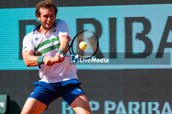 2024-05-24 - Mathias BOURGUE (FRA) during the Roland-Garros 2024, ATP and WTA Grand Slam tennis tournament on May 24, 2024 at Roland-Garros stadium in Paris, France - TENNIS - ROLAND GARROS 2024 - PREVIEW - INTERNATIONALS - TENNIS