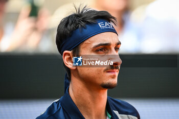 2024-05-26 - Lorenzo SONEGO of Italy during the first day of Roland-Garros 2024, ATP and WTA Grand Slam tennis tournament on May 26, 2024 at Roland-Garros stadium in Paris, France - TENNIS - ROLAND GARROS 2024 - 26/05 - INTERNATIONALS - TENNIS