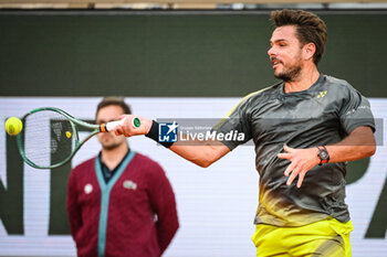 2024-05-26 - Stanislas (Stan) WAWRINKA of Swiss during the first day of Roland-Garros 2024, ATP and WTA Grand Slam tennis tournament on May 26, 2024 at Roland-Garros stadium in Paris, France - TENNIS - ROLAND GARROS 2024 - 26/05 - INTERNATIONALS - TENNIS