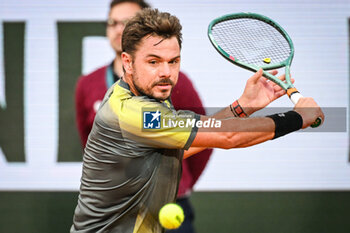 2024-05-26 - Stanislas (Stan) WAWRINKA of Swiss during the first day of Roland-Garros 2024, ATP and WTA Grand Slam tennis tournament on May 26, 2024 at Roland-Garros stadium in Paris, France - TENNIS - ROLAND GARROS 2024 - 26/05 - INTERNATIONALS - TENNIS