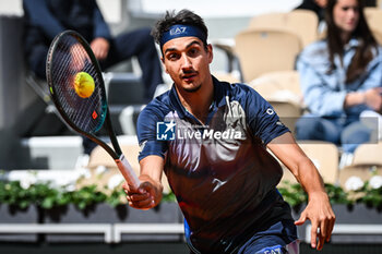 2024-05-26 - Lorenzo SONEGO of Italy during the first day of Roland-Garros 2024, ATP and WTA Grand Slam tennis tournament on May 26, 2024 at Roland-Garros stadium in Paris, France - TENNIS - ROLAND GARROS 2024 - 26/05 - INTERNATIONALS - TENNIS