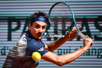 2024-05-26 - Lorenzo SONEGO of Italy during the first day of Roland-Garros 2024, ATP and WTA Grand Slam tennis tournament on May 26, 2024 at Roland-Garros stadium in Paris, France - TENNIS - ROLAND GARROS 2024 - 26/05 - INTERNATIONALS - TENNIS