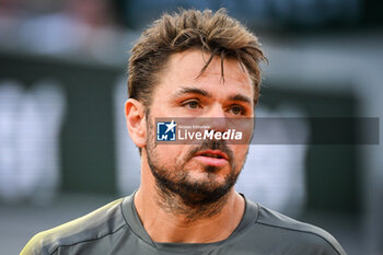 2024-05-26 - Stanislas (Stan) WAWRINKA of Swiss during the first day of Roland-Garros 2024, ATP and WTA Grand Slam tennis tournament on May 26, 2024 at Roland-Garros stadium in Paris, France - TENNIS - ROLAND GARROS 2024 - 26/05 - INTERNATIONALS - TENNIS