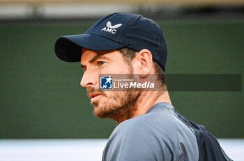 2024-05-26 - Andy MURRAY of Great Britain during the first day of Roland-Garros 2024, ATP and WTA Grand Slam tennis tournament on May 26, 2024 at Roland-Garros stadium in Paris, France - TENNIS - ROLAND GARROS 2024 - 26/05 - INTERNATIONALS - TENNIS