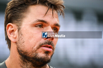 2024-05-26 - Stanislas (Stan) WAWRINKA of Swiss during the first day of Roland-Garros 2024, ATP and WTA Grand Slam tennis tournament on May 26, 2024 at Roland-Garros stadium in Paris, France - TENNIS - ROLAND GARROS 2024 - 26/05 - INTERNATIONALS - TENNIS