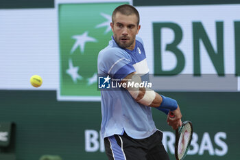 2024-05-26 - Borna Coric of Croatia during day 1 of the 2024 French Open, Roland-Garros 2024, Grand Slam tennis tournament on May 26, 2024 at Roland-Garros stadium in Paris, France - TENNIS - ROLAND GARROS 2024 - 26/05 - INTERNATIONALS - TENNIS