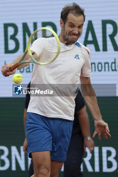 2024-05-26 - Richard Gasquet of France during day 1 of the 2024 French Open, Roland-Garros 2024, Grand Slam tennis tournament on May 26, 2024 at Roland-Garros stadium in Paris, France - TENNIS - ROLAND GARROS 2024 - 26/05 - INTERNATIONALS - TENNIS