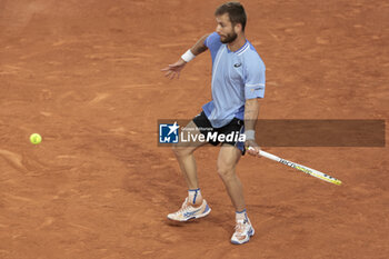 2024-05-26 - Corentin Moutet of France during day 1 of the 2024 French Open, Roland-Garros 2024, Grand Slam tennis tournament on May 26, 2024 at Roland-Garros stadium in Paris, France - TENNIS - ROLAND GARROS 2024 - 26/05 - INTERNATIONALS - TENNIS