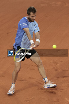 2024-05-26 - Corentin Moutet of France during day 1 of the 2024 French Open, Roland-Garros 2024, Grand Slam tennis tournament on May 26, 2024 at Roland-Garros stadium in Paris, France - TENNIS - ROLAND GARROS 2024 - 26/05 - INTERNATIONALS - TENNIS