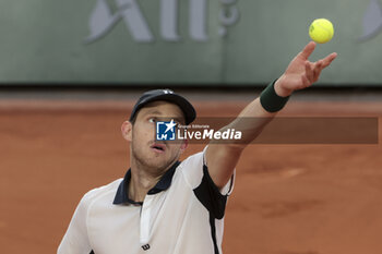 2024-05-26 - Nicolas Jarry of Chile during day 1 of the 2024 French Open, Roland-Garros 2024, Grand Slam tennis tournament on May 26, 2024 at Roland-Garros stadium in Paris, France - TENNIS - ROLAND GARROS 2024 - 26/05 - INTERNATIONALS - TENNIS