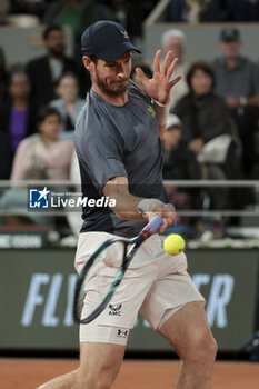 2024-05-26 - Andy Murray of Great Britain during day 1 of the 2024 French Open, Roland-Garros 2024, Grand Slam tennis tournament on May 26, 2024 at Roland-Garros stadium in Paris, France - TENNIS - ROLAND GARROS 2024 - 26/05 - INTERNATIONALS - TENNIS