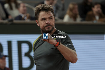 2024-05-26 - Stan Wawrinka of Switzerland during day 1 of the 2024 French Open, Roland-Garros 2024, Grand Slam tennis tournament on May 26, 2024 at Roland-Garros stadium in Paris, France - TENNIS - ROLAND GARROS 2024 - 26/05 - INTERNATIONALS - TENNIS