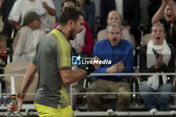 2024-05-26 - Stan Wawrinka of Switzerland during day 1 of the 2024 French Open, Roland-Garros 2024, Grand Slam tennis tournament on May 26, 2024 at Roland-Garros stadium in Paris, France - TENNIS - ROLAND GARROS 2024 - 26/05 - INTERNATIONALS - TENNIS