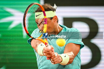 2024-05-27 - Rafael NADAL of Spain during the second day of Roland-Garros 2024, ATP and WTA Grand Slam tennis tournament on May 27, 2024 at Roland-Garros stadium in Paris, France - TENNIS - ROLAND GARROS 2024 - 27/05 - INTERNATIONALS - TENNIS