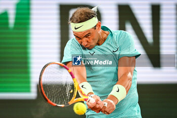 2024-05-27 - Rafael NADAL of Spain during the second day of Roland-Garros 2024, ATP and WTA Grand Slam tennis tournament on May 27, 2024 at Roland-Garros stadium in Paris, France - TENNIS - ROLAND GARROS 2024 - 27/05 - INTERNATIONALS - TENNIS