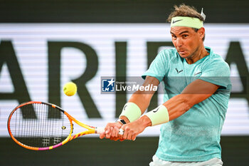 2024-05-27 - Rafael NADAL of Spain during the second day of Roland-Garros 2024, ATP and WTA Grand Slam tennis tournament on May 27, 2024 at Roland-Garros stadium in Paris, France - TENNIS - ROLAND GARROS 2024 - 27/05 - INTERNATIONALS - TENNIS