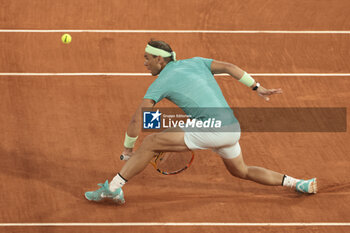 2024-05-27 - Rafael Nadal of Spain during his first round match against Alexander Zverev aka Sascha Zverev of Germany on day 2 of the 2024 French Open, Roland-Garros 2024, Grand Slam tennis tournament on May 27, 2024 at Roland-Garros stadium in Paris, France - TENNIS - ROLAND GARROS 2024 - 27/05 - INTERNATIONALS - TENNIS