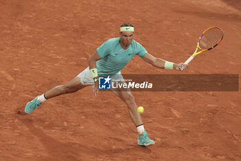 2024-05-27 - Rafael Nadal of Spain during his first round match against Alexander Zverev aka Sascha Zverev of Germany on day 2 of the 2024 French Open, Roland-Garros 2024, Grand Slam tennis tournament on May 27, 2024 at Roland-Garros stadium in Paris, France - TENNIS - ROLAND GARROS 2024 - 27/05 - INTERNATIONALS - TENNIS