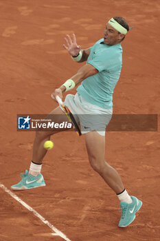 2024-05-27 - Rafael Nadal of Spain during his first round match against Alexander Zverev aka Sascha Zverev of Germany on day 2 of the 2024 French Open, Roland-Garros 2024, Grand Slam tennis tournament on May 27, 2024 at Roland-Garros stadium in Paris, France - TENNIS - ROLAND GARROS 2024 - 27/05 - INTERNATIONALS - TENNIS