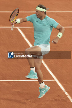 2024-05-27 - Rafael Nadal of Spain during his first round match against Alexander Zverev aka Sascha Zverev of Germany on day 2 of the 2024 French Open, Roland-Garros 2024, Grand Slam tennis tournament on May 27, 2024 at Roland-Garros stadium in Paris, France - TENNIS - ROLAND GARROS 2024 - 27/05 - INTERNATIONALS - TENNIS