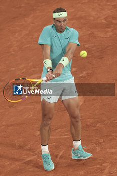 2024-05-27 - Rafael Nadal of Spain during his first round match against Alexander Zverev aka Sascha Zverev of Germany on day 2 of the 2024 French Open, Roland-Garros 2024, Grand Slam tennis tournament on May 27, 2024 at Roland-Garros stadium in Paris, France - TENNIS - ROLAND GARROS 2024 - 27/05 - INTERNATIONALS - TENNIS