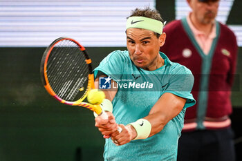 2024-05-27 - Rafael NADAL of Spain during the second day of Roland-Garros 2024, ATP and WTA Grand Slam tennis tournament on May 27, 2024 at Roland-Garros stadium in Paris, France - TENNIS - ROLAND GARROS 2024 - 27/05 - INTERNATIONALS - TENNIS