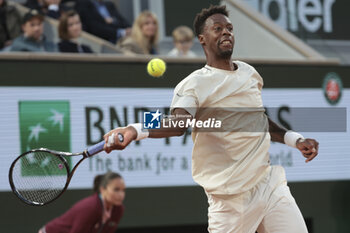 2024-05-27 - Gael Monfils of France during day 2 of the 2024 French Open, Roland-Garros 2024, Grand Slam tennis tournament on May 27, 2024 at Roland-Garros stadium in Paris, France - TENNIS - ROLAND GARROS 2024 - 27/05 - INTERNATIONALS - TENNIS