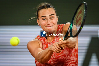 2024-05-28 - Aryna SABALENKA of Belarus during the third day of Roland-Garros 2024, ATP and WTA Grand Slam tennis tournament on May 28, 2024 at Roland-Garros stadium in Paris, France - TENNIS - ROLAND GARROS 2024 - 28/05 - INTERNATIONALS - TENNIS