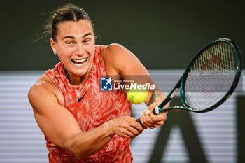 2024-05-28 - Aryna SABALENKA of Belarus during the third day of Roland-Garros 2024, ATP and WTA Grand Slam tennis tournament on May 28, 2024 at Roland-Garros stadium in Paris, France - TENNIS - ROLAND GARROS 2024 - 28/05 - INTERNATIONALS - TENNIS