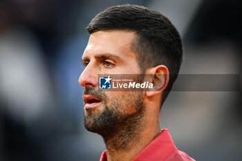 2024-05-28 - Novak DJOKOVIC of Serbia during the third day of Roland-Garros 2024, ATP and WTA Grand Slam tennis tournament on May 28, 2024 at Roland-Garros stadium in Paris, France - TENNIS - ROLAND GARROS 2024 - 28/05 - INTERNATIONALS - TENNIS