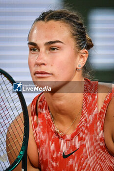 2024-05-28 - Aryna SABALENKA of Belarus during the third day of Roland-Garros 2024, ATP and WTA Grand Slam tennis tournament on May 28, 2024 at Roland-Garros stadium in Paris, France - TENNIS - ROLAND GARROS 2024 - 28/05 - INTERNATIONALS - TENNIS