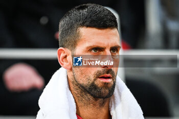 2024-05-28 - Novak DJOKOVIC of Serbia during the third day of Roland-Garros 2024, ATP and WTA Grand Slam tennis tournament on May 28, 2024 at Roland-Garros stadium in Paris, France - TENNIS - ROLAND GARROS 2024 - 28/05 - INTERNATIONALS - TENNIS