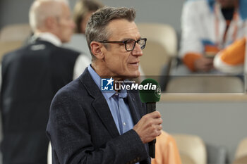 2024-05-28 - Mats Wilander during day 3 of 2024 French Open, Roland-Garros 2024, Grand Slam tennis tournament on May 28, 2024 at Roland-Garros stadium in Paris, France - TENNIS - ROLAND GARROS 2024 - 28/05 - INTERNATIONALS - TENNIS