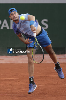 2024-05-28 - Giulio Zeppieri of Italy during day 3 of 2024 French Open, Roland-Garros 2024, Grand Slam tennis tournament on May 28, 2024 at Roland-Garros stadium in Paris, France - TENNIS - ROLAND GARROS 2024 - 28/05 - INTERNATIONALS - TENNIS