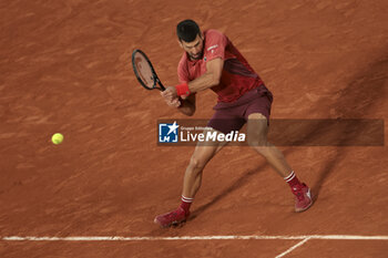 2024-05-28 - Novak Djokovic of Serbia during day 3 of 2024 French Open, Roland-Garros 2024, Grand Slam tennis tournament on May 28, 2024 at Roland-Garros stadium in Paris, France - TENNIS - ROLAND GARROS 2024 - 28/05 - INTERNATIONALS - TENNIS