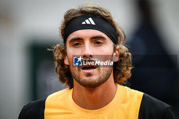 2024-05-29 - Stefanos TSITSIPAS of Greece during the fourth day of Roland-Garros 2024, ATP and WTA Grand Slam tennis tournament on May 29, 2024 at Roland-Garros stadium in Paris, France - TENNIS - ROLAND GARROS 2024 - 29/05 - INTERNATIONALS - TENNIS