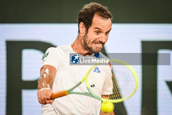 2024-05-29 - Richard GASQUET of France during the fourth day of Roland-Garros 2024, ATP and WTA Grand Slam tennis tournament on May 29, 2024 at Roland-Garros stadium in Paris, France - TENNIS - ROLAND GARROS 2024 - 29/05 - INTERNATIONALS - TENNIS