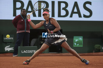 2024-05-29 - Naomi Osaka of Japan during day 4 of the 2024 French Open, Roland-Garros 2024, Grand Slam tennis tournament on May 29, 2024 at Roland-Garros stadium in Paris, France - TENNIS - ROLAND GARROS 2024 - 29/05 - INTERNATIONALS - TENNIS