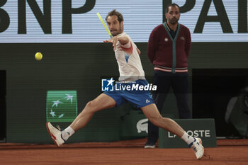 2024-05-29 - Richard Gasquet of France during day 4 of the 2024 French Open, Roland-Garros 2024, Grand Slam tennis tournament on May 29, 2024 at Roland-Garros stadium in Paris, France - TENNIS - ROLAND GARROS 2024 - 29/05 - INTERNATIONALS - TENNIS