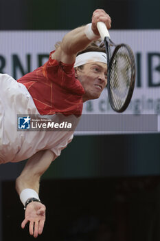 2024-05-29 - Andrey Rublev of Russia during day 4 of the 2024 French Open, Roland-Garros 2024, Grand Slam tennis tournament on May 29, 2024 at Roland-Garros stadium in Paris, France - TENNIS - ROLAND GARROS 2024 - 29/05 - INTERNATIONALS - TENNIS