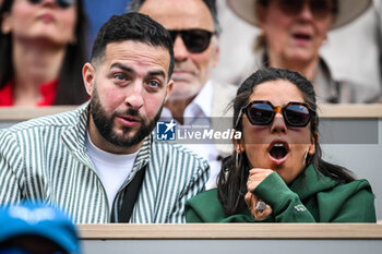 2024-06-03 - Ines REGHIOUA (Reg) and Mickael MONTADIR during the ninth day of Roland-Garros 2024, ATP and WTA Grand Slam tennis tournament on June 03, 2024 at Roland-Garros stadium in Paris, France - TENNIS - ROLAND GARROS 2024 - 03/06 - INTERNATIONALS - TENNIS