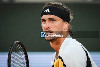 2024-06-03 - Alexander ZVEREV of Germany during the ninth day of Roland-Garros 2024, ATP and WTA Grand Slam tennis tournament on June 03, 2024 at Roland-Garros stadium in Paris, France - TENNIS - ROLAND GARROS 2024 - 03/06 - INTERNATIONALS - TENNIS