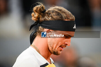 2024-06-03 - Alexander ZVEREV of Germany during the ninth day of Roland-Garros 2024, ATP and WTA Grand Slam tennis tournament on June 03, 2024 at Roland-Garros stadium in Paris, France - TENNIS - ROLAND GARROS 2024 - 03/06 - INTERNATIONALS - TENNIS