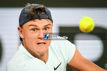 2024-06-03 - Holger RUNE of Denmark during the ninth day of Roland-Garros 2024, ATP and WTA Grand Slam tennis tournament on June 03, 2024 at Roland-Garros stadium in Paris, France - TENNIS - ROLAND GARROS 2024 - 03/06 - INTERNATIONALS - TENNIS