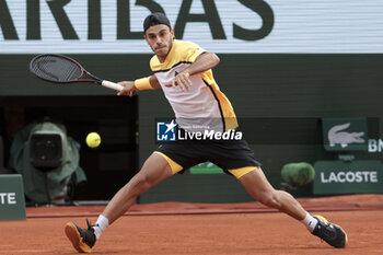 2024-06-03 - Francisco Cerundolo of Argentina during day 9 of the 2024 French Open, Roland-Garros 2024, Grand Slam tennis tournament on June 3, 2024 at Roland-Garros stadium in Paris, France - TENNIS - ROLAND GARROS 2024 - 03/06 - INTERNATIONALS - TENNIS