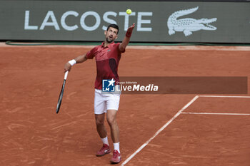 2024-06-03 - Novak Djokovic of Serbia during day 9 of the 2024 French Open, Roland-Garros 2024, Grand Slam tennis tournament on June 3, 2024 at Roland-Garros stadium in Paris, France - TENNIS - ROLAND GARROS 2024 - 03/06 - INTERNATIONALS - TENNIS