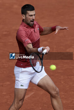 2024-06-03 - Novak Djokovic of Serbia during day 9 of the 2024 French Open, Roland-Garros 2024, Grand Slam tennis tournament on June 3, 2024 at Roland-Garros stadium in Paris, France - TENNIS - ROLAND GARROS 2024 - 03/06 - INTERNATIONALS - TENNIS