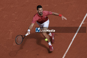 2024-06-03 - Novak Djokovic of Serbia during day 9 of the 2024 French Open, Roland-Garros 2024, Grand Slam tennis tournament on June 3, 2024 at Roland-Garros stadium in Paris, France - TENNIS - ROLAND GARROS 2024 - 03/06 - INTERNATIONALS - TENNIS