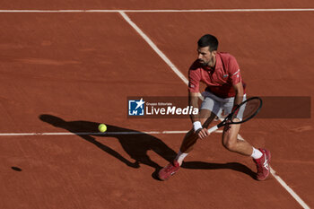 2024-06-03 - Novak Djokovic of Serbia during day 9 of the 2024 French Open, Roland-Garros 2024, Grand Slam tennis tournament on June 3, 2024 at Roland-Garros stadium in Paris, France - TENNIS - ROLAND GARROS 2024 - 03/06 - INTERNATIONALS - TENNIS